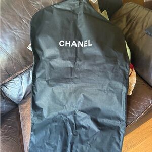 CHANEL Black Travel Garment Bag